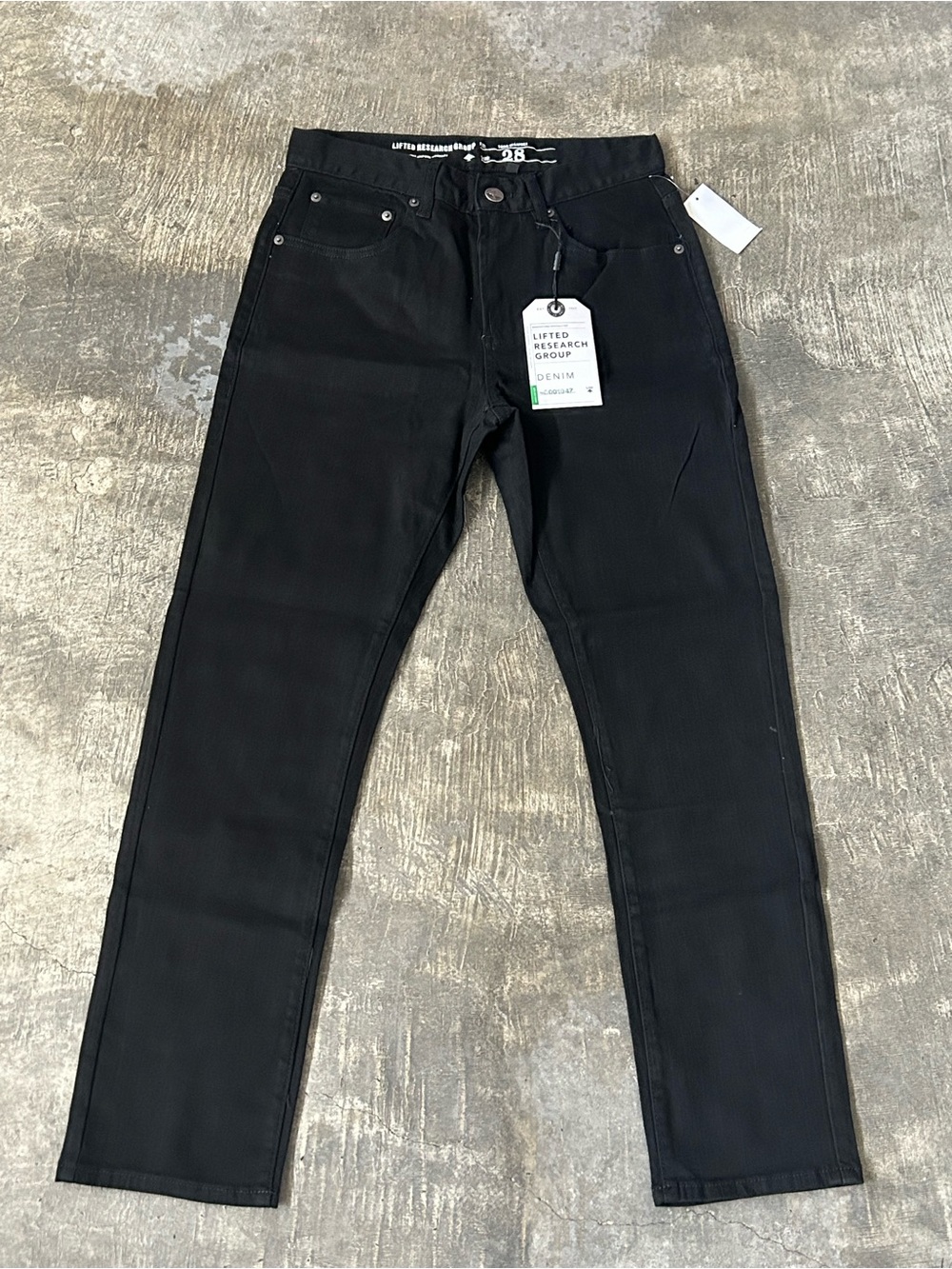 LRG Black Slim Straight Jeans